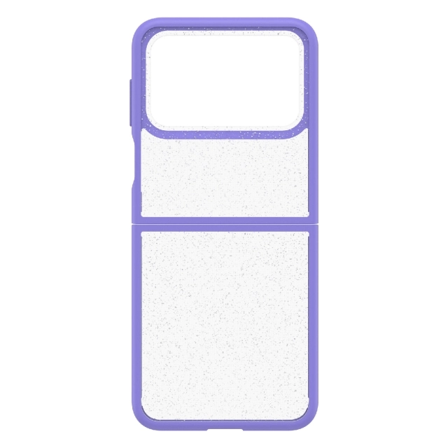 Чехол для Galaxy Z Flip 4 OtterBox (77-90488) Thin Flex Sparkle Purplexing (Purple / Clear Glitter)