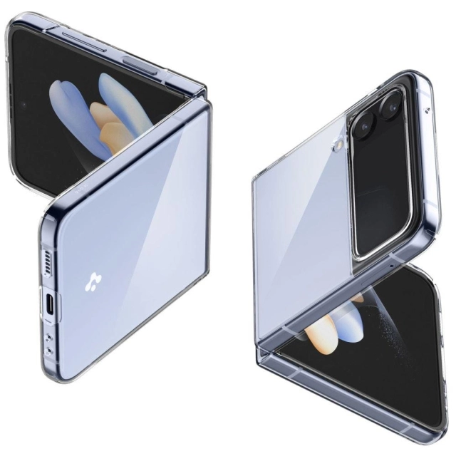 Чехол для Galaxy Z Flip 4 Spigen (ACS05112) AirSkin Crystal Clear