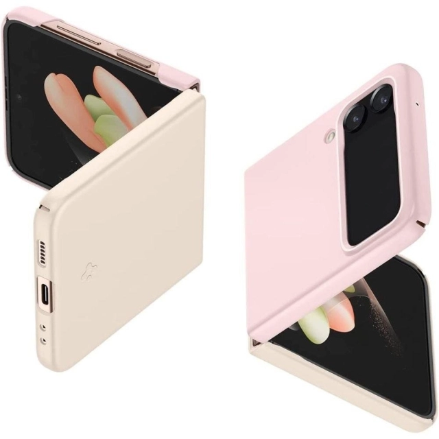 Чехол для Galaxy Z Flip 4 Spigen (ACS05174) AirSkin Cotton Pink