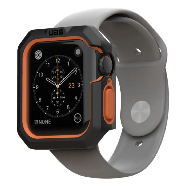 Чехол для Apple Watch (4/5/6/SE) (40 mm) UAG (1A149D114097) Civilian Black / Orange