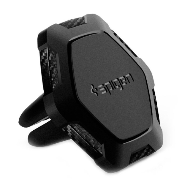 Автомобильный держатель для смартфона Spigen (000CG20879) Kuel Signature QS11 Air Vent Magnetic Car Mount Black