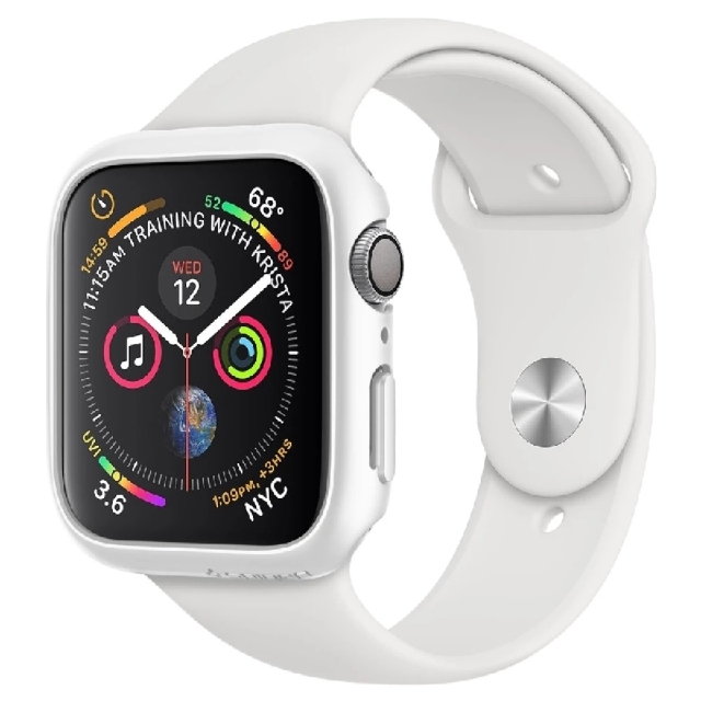 Чехол для Apple Watch 5 / 4 (40мм) Spigen (061CS24485) Thin Fit White