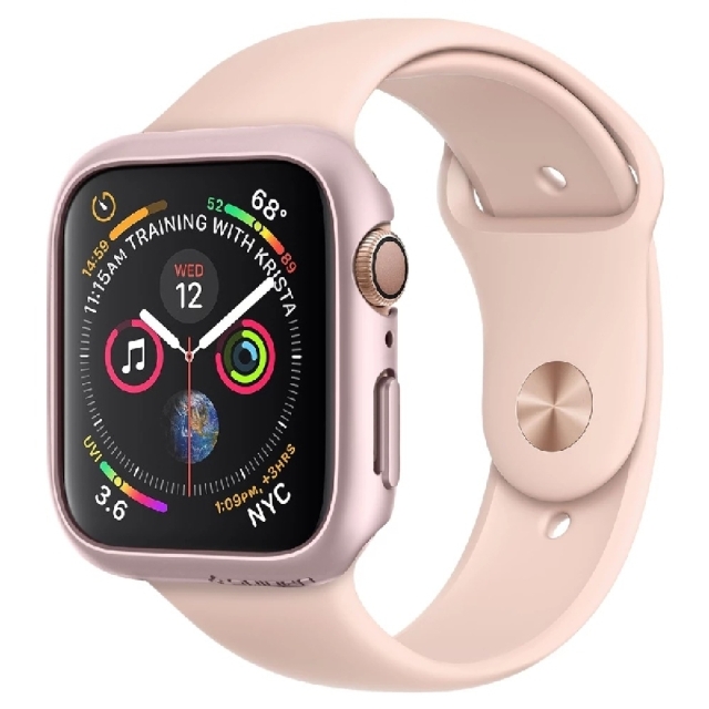 Чехол для Apple Watch 5 / 4 (40мм) Spigen (061CS24486) Thin Fit Rose Gold