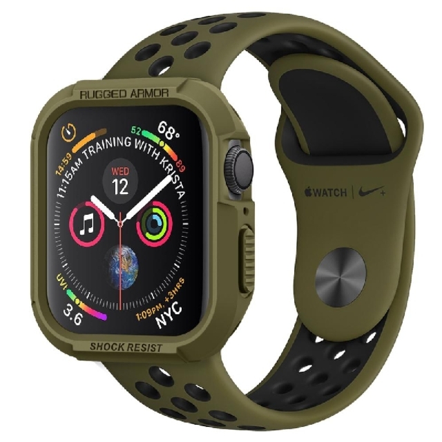 Чехол для Apple Watch 5 / 4 (40мм) Spigen (061CS26014) Rugged Armor Olive Green