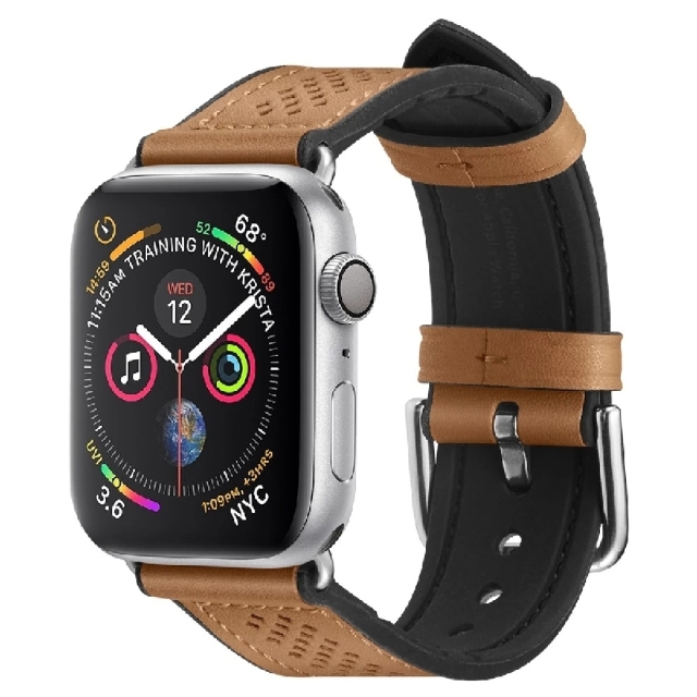 Ремешок для Apple Watch 5 / 4 (44мм) Spigen (062MP25078) Watch Band Retro Fit Brown