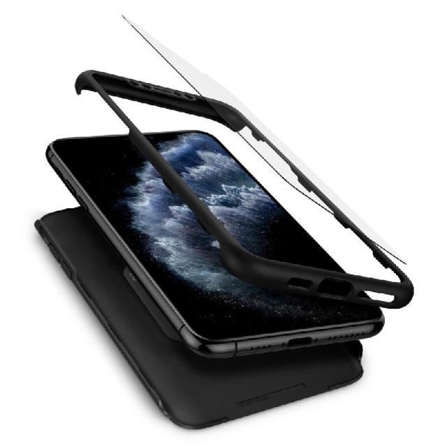 Чехол для iPhone 11 Pro Max Spigen (075CS27150) Thin Fit 360 Black