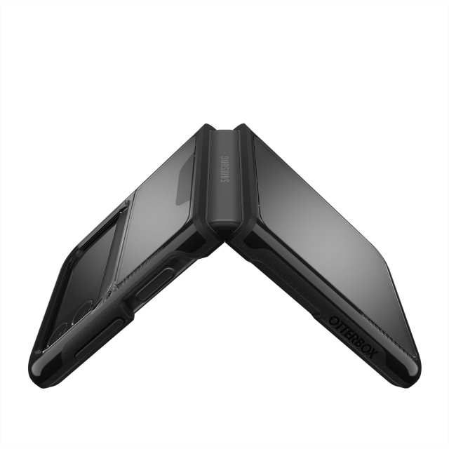 Чехол для Galaxy Z Flip3 OtterBox (77-84459) Symmetry Flex Black Crystal (Clear/Black)