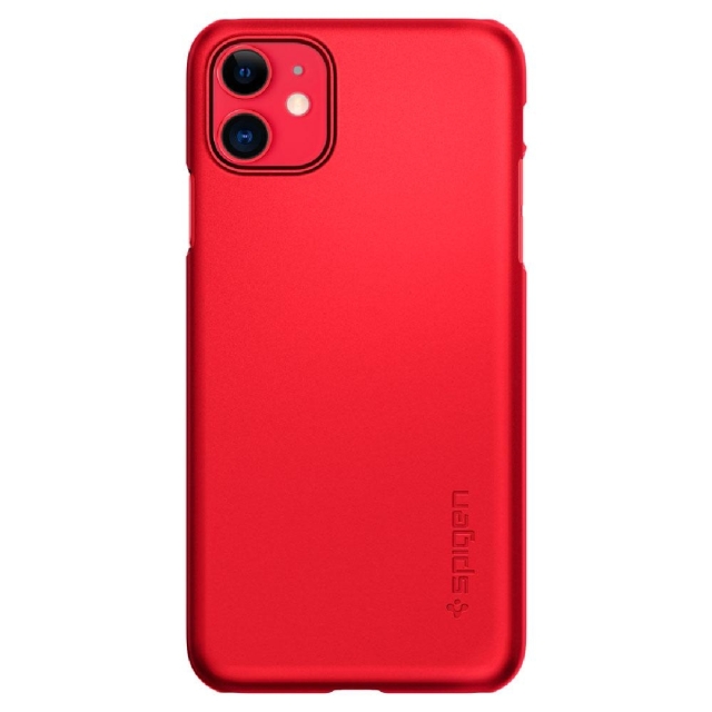 Чехол для iPhone 11 Spigen (ACS00403) Thin Fit Red
