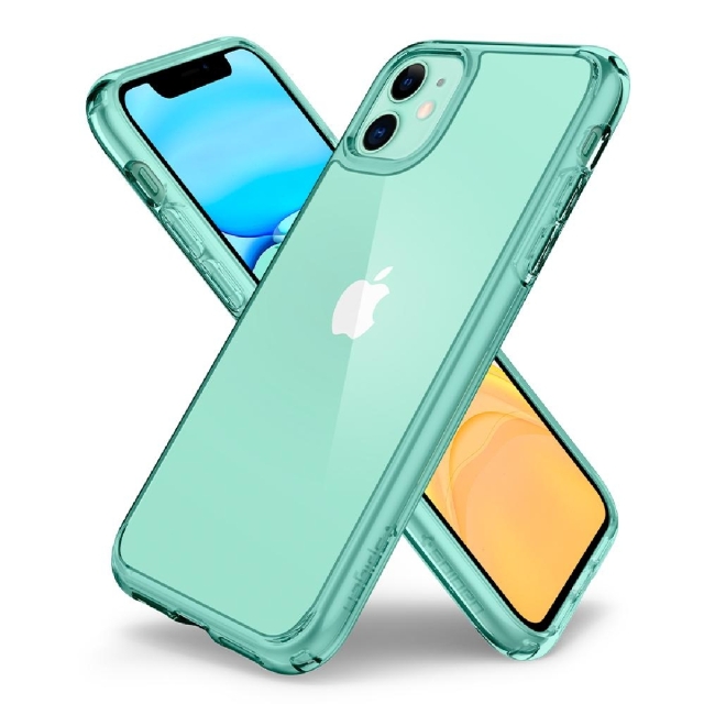 Чехол для iPhone 11 Spigen (ACS00406) Ultra Hybrid Green Crystal