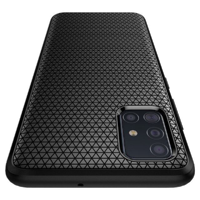 Чехол для Galaxy A51 Spigen (ACS00601) Liquid Air Matte Black