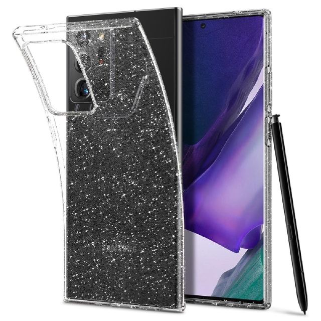 Чехол для Galaxy Note 20 Ultra Spigen (ACS01390) Liquid Crystal Glitter Clear
