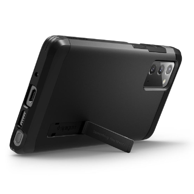 Чехол для Galaxy Note 20 Spigen (ACS01422) Tough Armor Black
