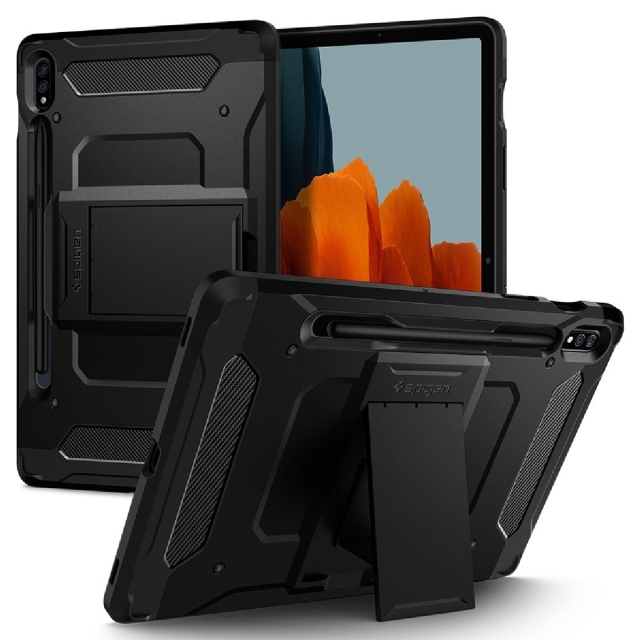 Чехол для Galaxy Tab S7 Spigen (ACS01606) Tough Armor Black