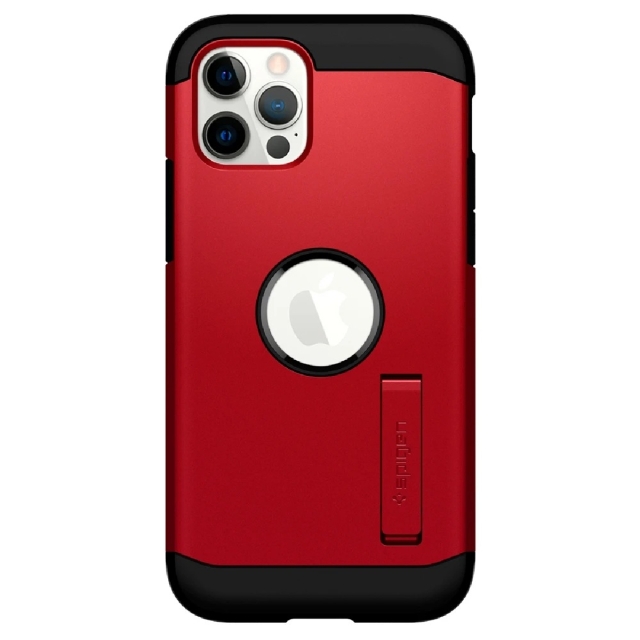 Чехол для iPhone 12 / iPhone 12 Pro Spigen (ACS02253) Tough Armor Red