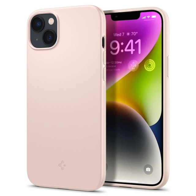 Чехол для iPhone 14 Spigen (ACS04791) Thin Fit Pink Sand