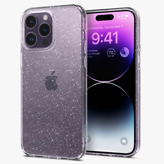 Чехол для iPhone 14 Pro Max Spigen (ACS04810) Liquid Crystal Glitter Crystal Quartz