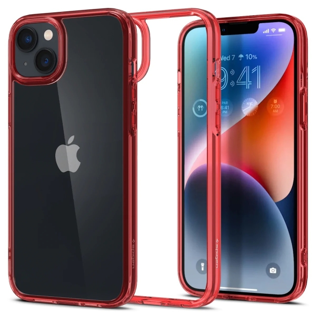 Чехол для iPhone 14 Plus Spigen (ACS04896) Ultra Hybrid Red Crystal
