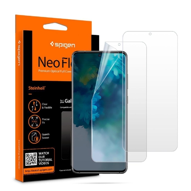 Комплект защитных пленок для Galaxy S20 Spigen (AFL00655) Neo Flex HD Clear
