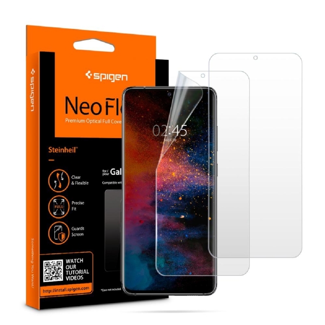 Комплект защитных пленок для Galaxy S20 Ultra Spigen (AFL00896) Neo Flex Clear