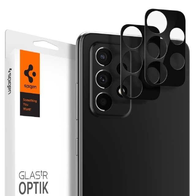 Комплект защитных стекол для камеры для Galaxy A52 5G Spigen (AGL02836) Glass tR Optik Lens Black