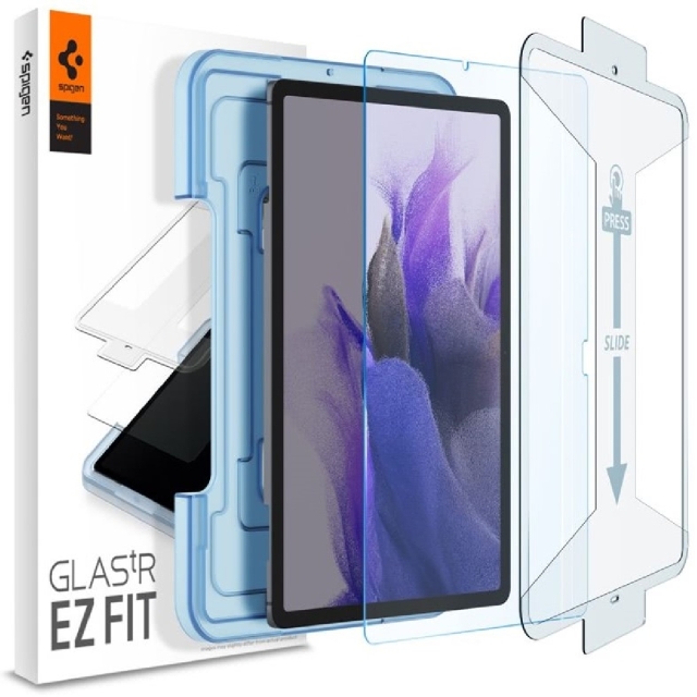 Защитное стекло для Galaxy Tab S7 FE 5G Spigen (AGL03013) Screen Protector EZ FIT GLAS.tR EZ FIT