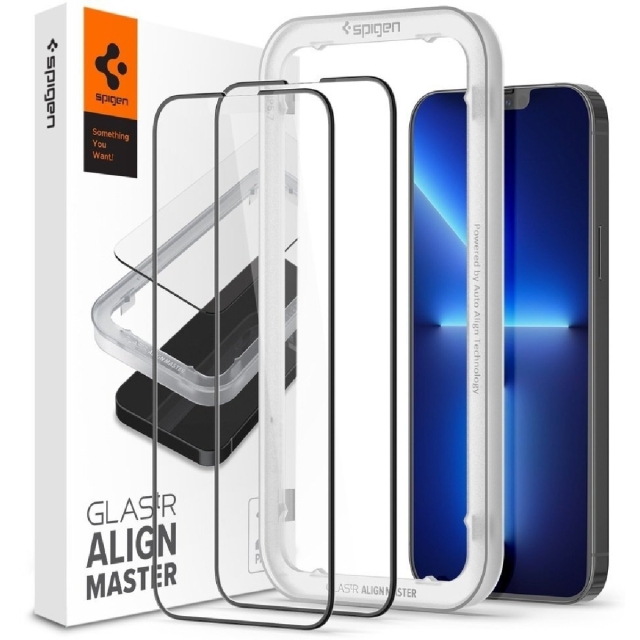 Комплект защитных стекол для iPhone 13 Pro Max Spigen (AGL03377) GLAS.tR Align Master Clear