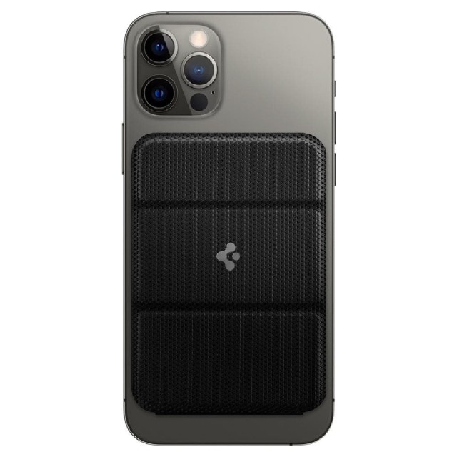 Чехол для iPhone 12 Pro Max Spigen (AMP02746) MagSafe Smart Fold Wallet Black