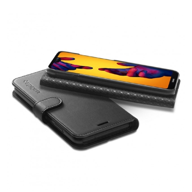 Чехол для Huawei P20 Lite Spigen (L22CS23078) Wallet S Black