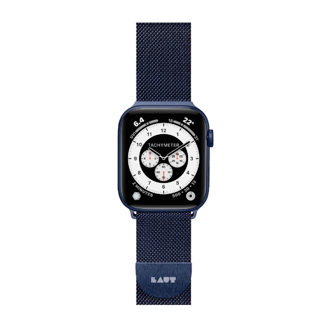 Ремешок для Apple Watch 1-8 / SE / Ultra (42/44/45/49 mm) Laut (L_AWL_ST_BL) Steel Loop Navy Blue