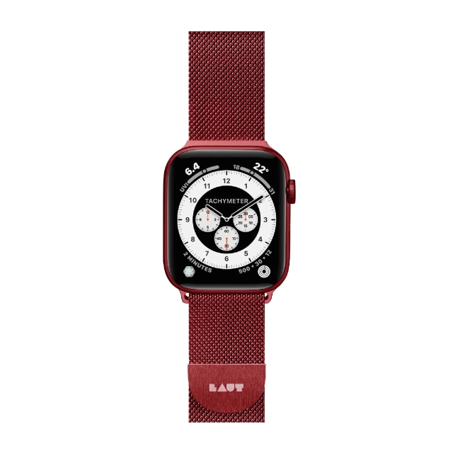 Ремешок для Apple Watch 1-8 / SE / Ultra (42/44/45/49 mm) Laut (L_AWL_ST_R) Steel Loop Red