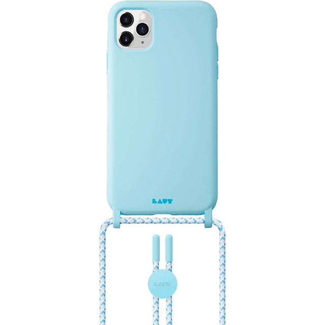 Чехол для iPhone 12 Laut (L_IP20M_NP_BL) HUEX PASTELS NECKLACE Baby Blue