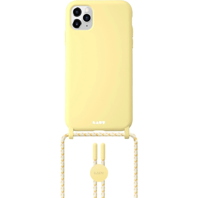 Чехол для iPhone 12 Mini Laut (L_IP20S_NP_Y) HUEX PASTELS NECKLACE Sherbet