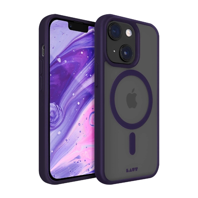Чехол для iPhone 14 Laut (L_IP22A_HPT_DPU) HUEX PROTECT MagSafe Dark Purple