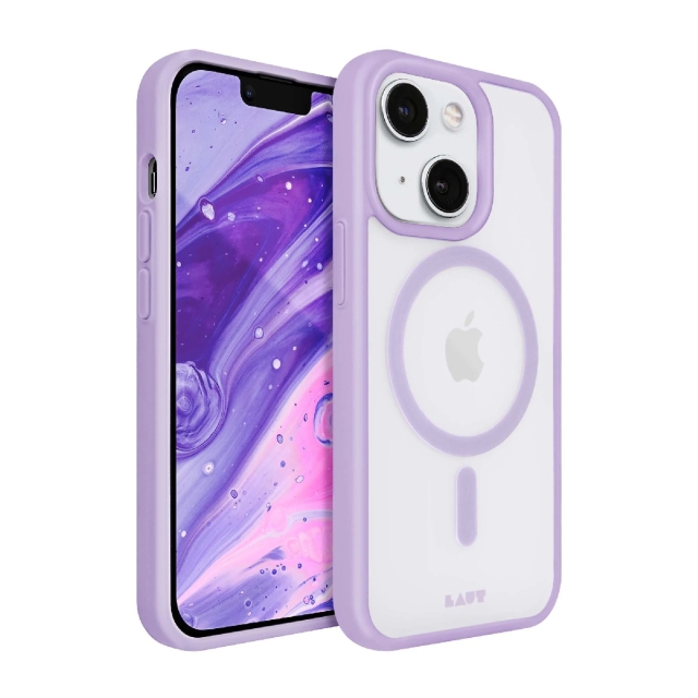 Чехол для iPhone 14 Laut (L_IP22A_HPT_PU) HUEX PROTECT MagSafe Lavender