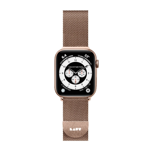 Ремешок для Apple Watch 1-8 / SE / Ultra (42/44/45/49 mm) Laut (LAUT_AWL_ST_GD) Steel Loop Gold
