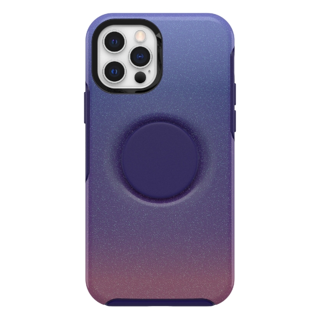Чехол для iPhone 12 / iPhone 12 Pro OtterBox (77-65439) Otter + Pop Symmetry Violet Dusk