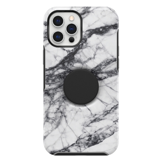 Чехол для iPhone 12 Pro Max OtterBox (77-65486) Otter + Pop Symmetry White Marble Graphic