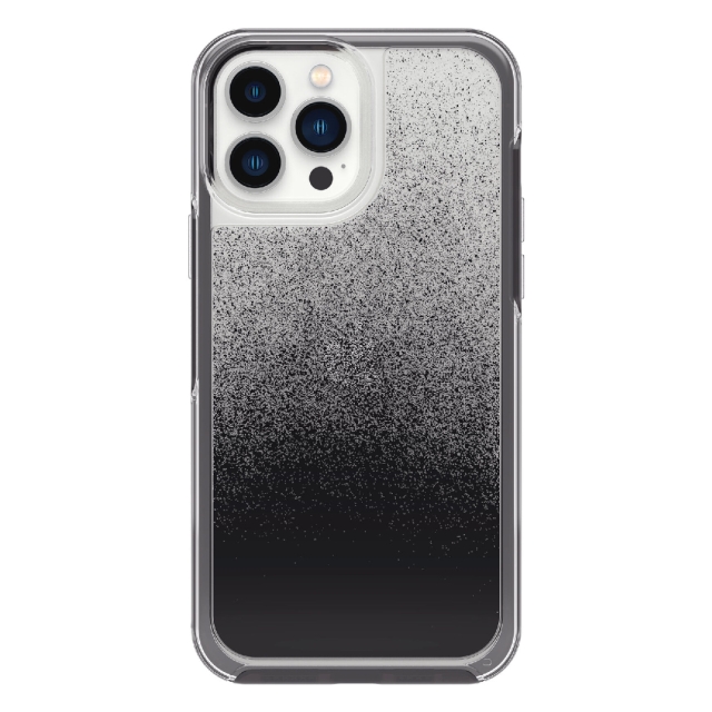 Чехол для iPhone 13 Pro Max OtterBox (77-83507) Symmetry Clear Antimicrobial Ombre Spray (Clear/Black)