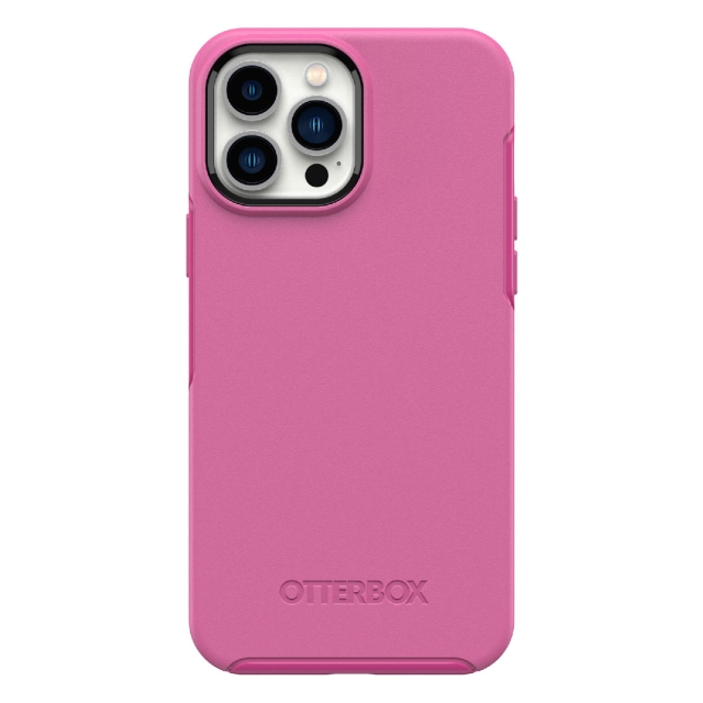 Чехол для iPhone 13 Pro Max OtterBox (77-83604) Symmetry+ Antimicrobial with MagSafe Strawberry Pink
