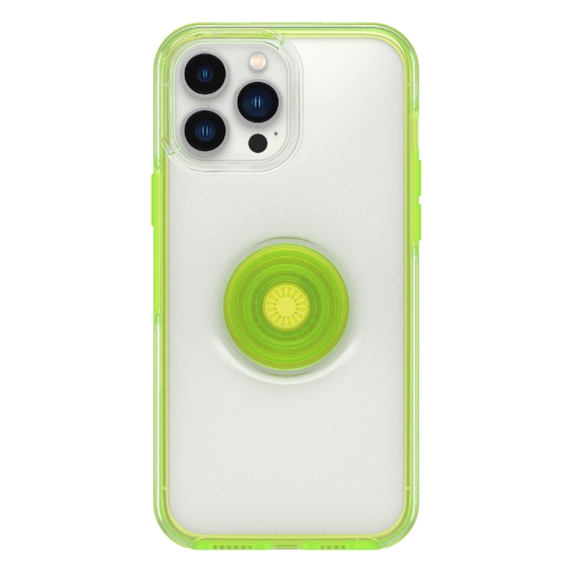 Чехол для iPhone 13 Pro Max OtterBox (77-83716) Otter + Pop Symmetry Clear Limelite (Clear/Lime Green)