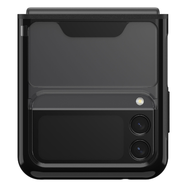 Чехол для Galaxy Z Flip 3 OtterBox (77-84199) Symmetry Flex Black Crystal (Clear/Black)