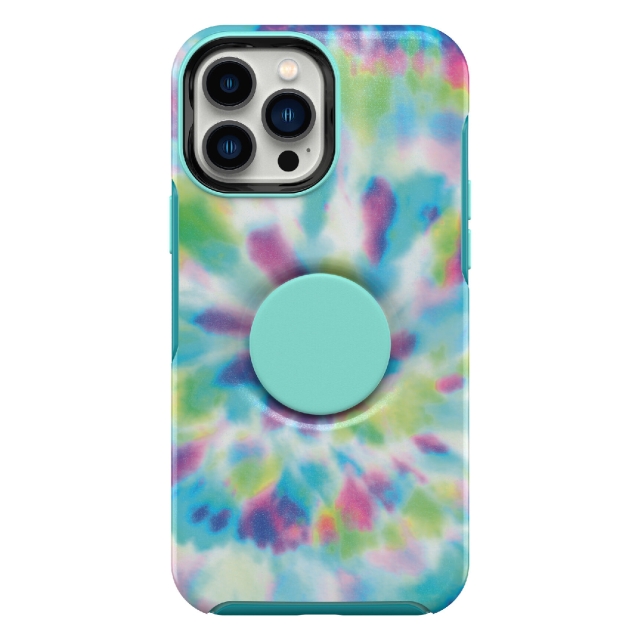 Чехол для iPhone 13 Pro Max OtterBox (77-84590) Otter + Pop Symmetry Antimicrobial Day Trip Graphic (Green/Blue/Purple)