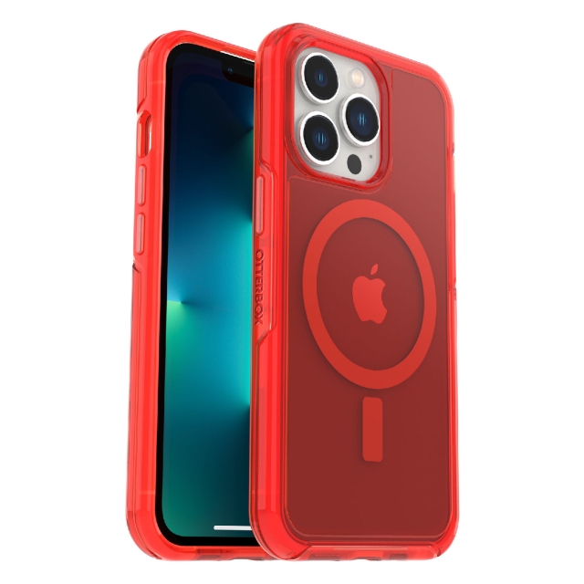 Чехол для iPhone 13 Pro OtterBox (77-84767) Symmetry Series+ Clear with MagSafe In The Red