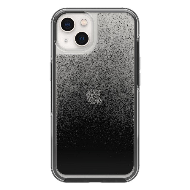 Чехол для iPhone 13 OtterBox (77-85305) Symmetry Clear Antimicrobial Ombre Spray (Clear/Black)