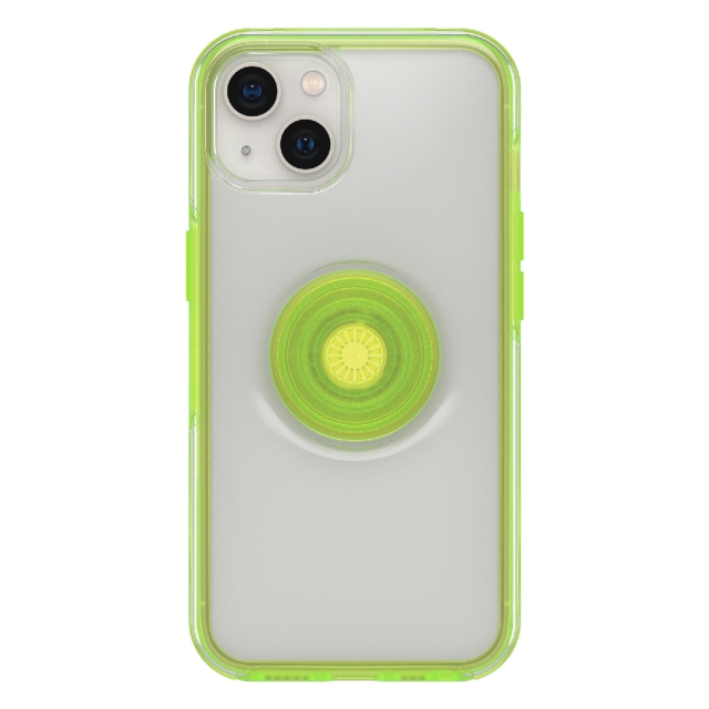 Чехол для iPhone 13 OtterBox (77-85393) Otter + Pop Symmetry Clear Limelite (Clear/Lime Green)