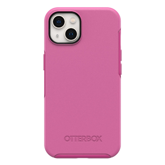 Чехол для iPhone 13 OtterBox (77-85619) Symmetry+ Antimicrobial with MagSafe Strawberry Pink
