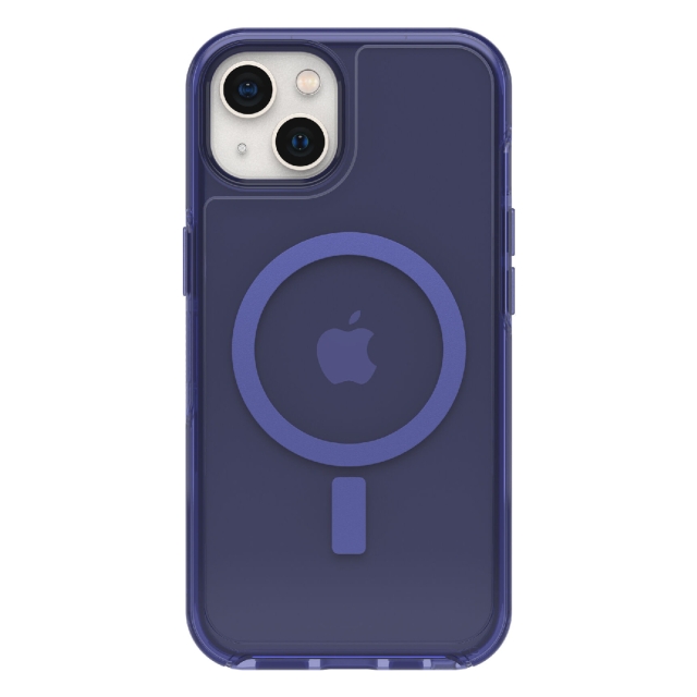 Чехол для iPhone 13 OtterBox (77-85645) Symmetry+ Clear Antimicrobial for MagSafe Feelin Blue