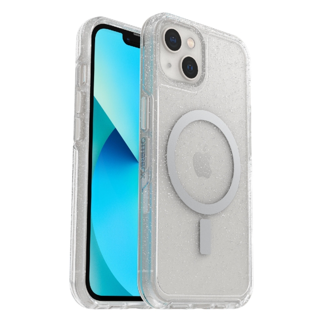Чехол для iPhone 13 OtterBox (77-85671) Symmetry Series+ Clear for MagSafe Stardust 2.0