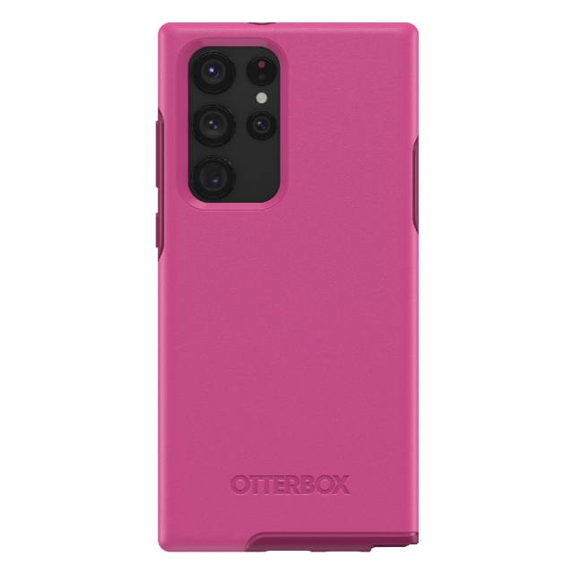 Чехол для Galaxy S22 Ultra OtterBox (77-86469) Symmetry Antimicrobial Renaissance Pink
