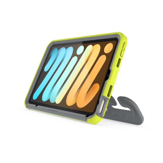 Чехол для iPad mini 6 OtterBox (77-87989) EasyGrab Martian Green (Neon Green/Grey)